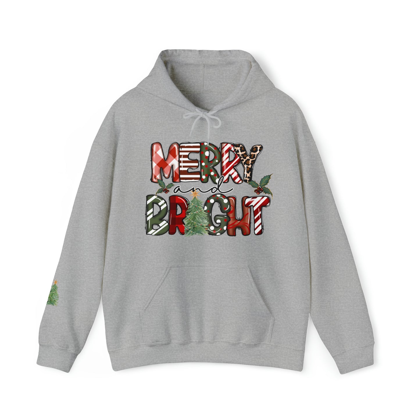 MERRY & BRIGHT| CHRISTMAS HOODIE