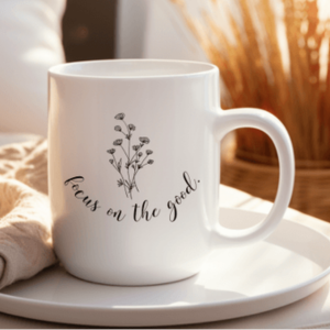 Take a Sip of Positivity | 15oz Artisan Coffee Mug