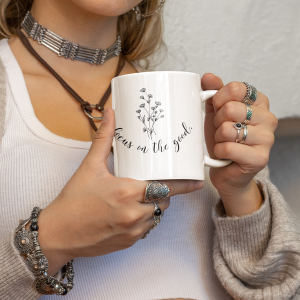 Take a Sip of Positivity | 11oz Artisan Coffee  Mug