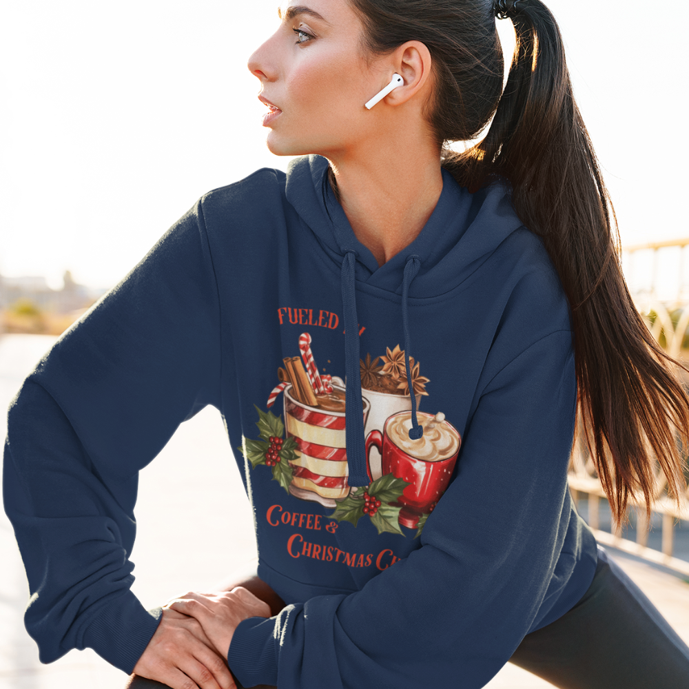 COFFEE & CHRISTMAS CHEER| UNISEX CHRISTMAS HOODIE