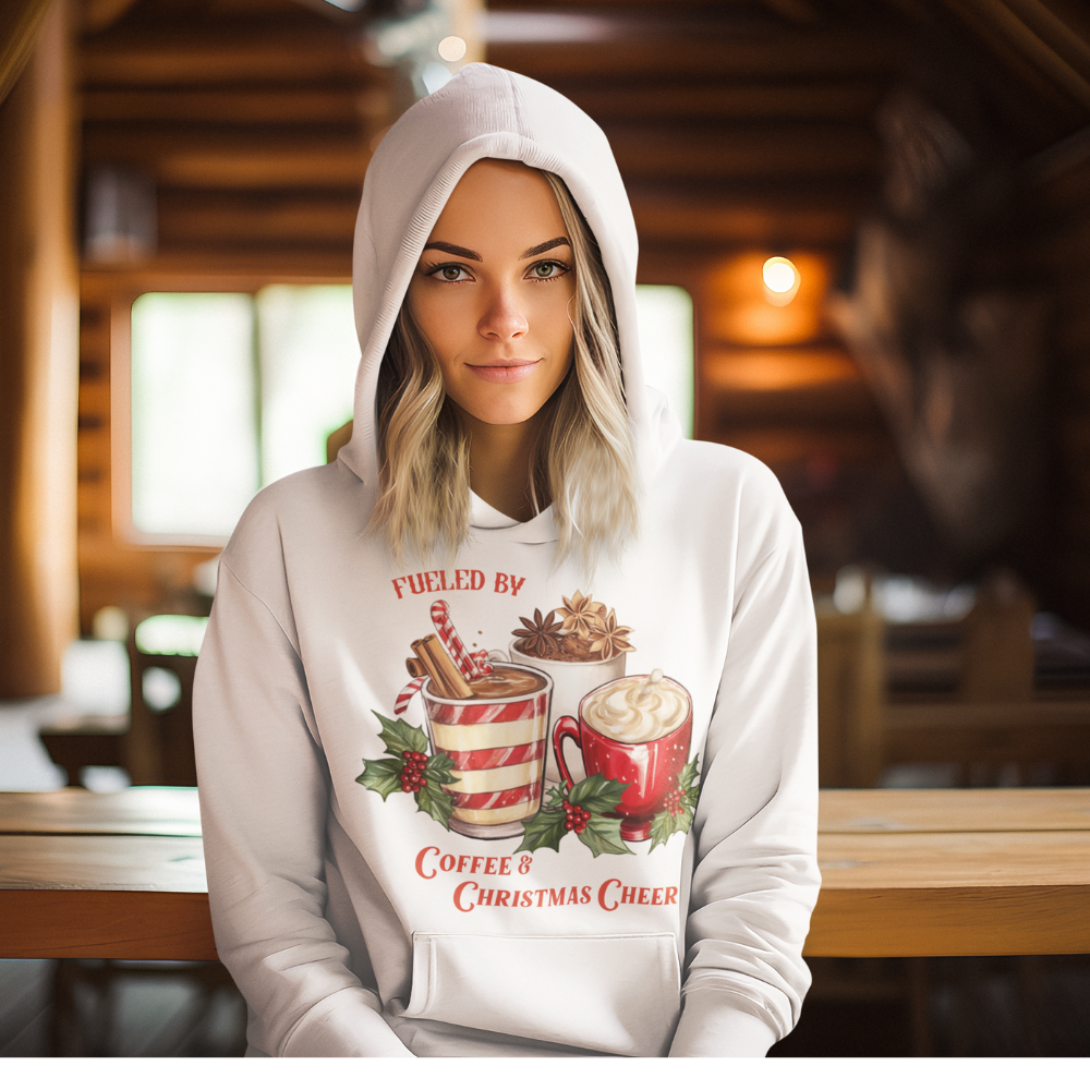 COFFEE & CHRISTMAS CHEER| UNISEX CHRISTMAS HOODIE