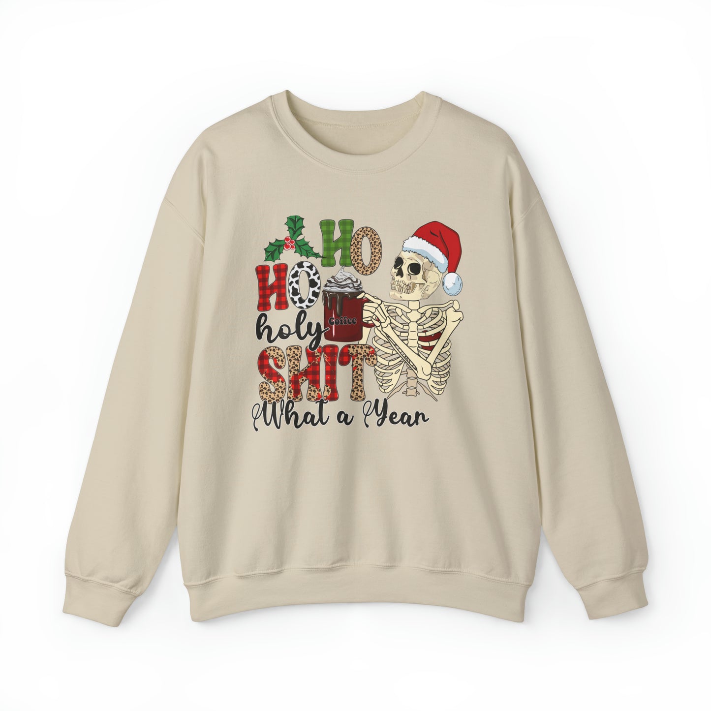 Holy SH** What A Year | UGLY CHRISTMAS SWEATSHIRT