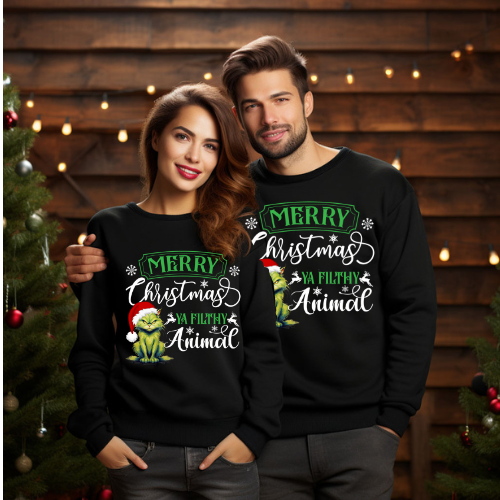 MERRY CHRISTMAS YA FILTHY ANMIAL | UNISEX SWEATSHIRT