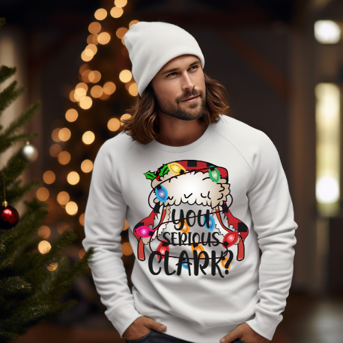 ARE YOU SERIOUS CLARK | CHRISTMAS SWEATSHIRT