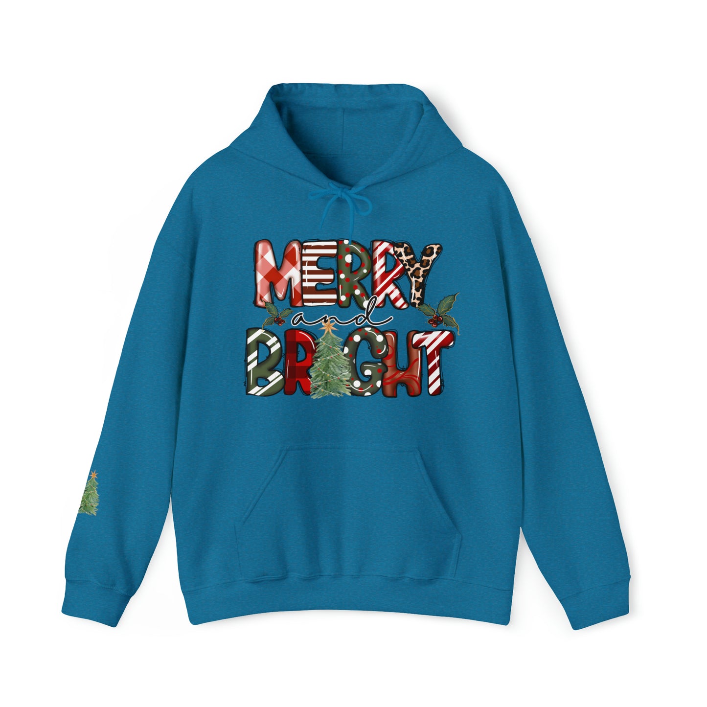 MERRY & BRIGHT| CHRISTMAS HOODIE