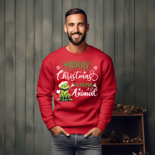 MERRY CHRISTMAS YA FILTHY ANMIAL | UNISEX SWEATSHIRT