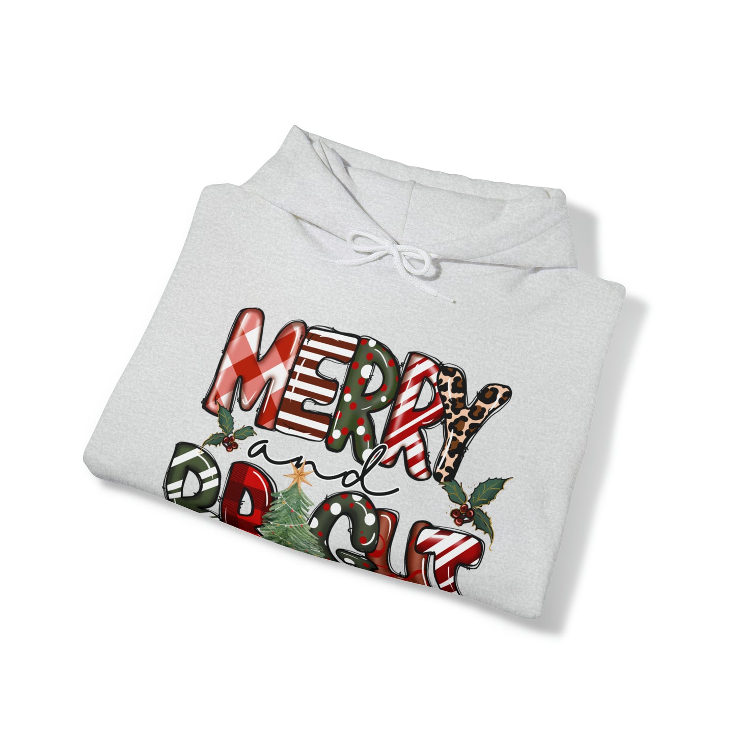 MERRY & BRIGHT| CHRISTMAS HOODIE