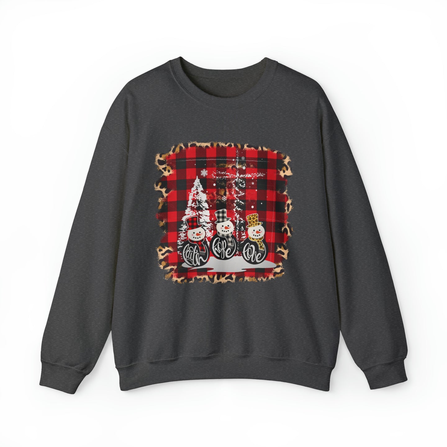 FAITH, HOPE, LOVE  | THE GREATES IS LOVE | CHRISTMAS SWEATSHIRT