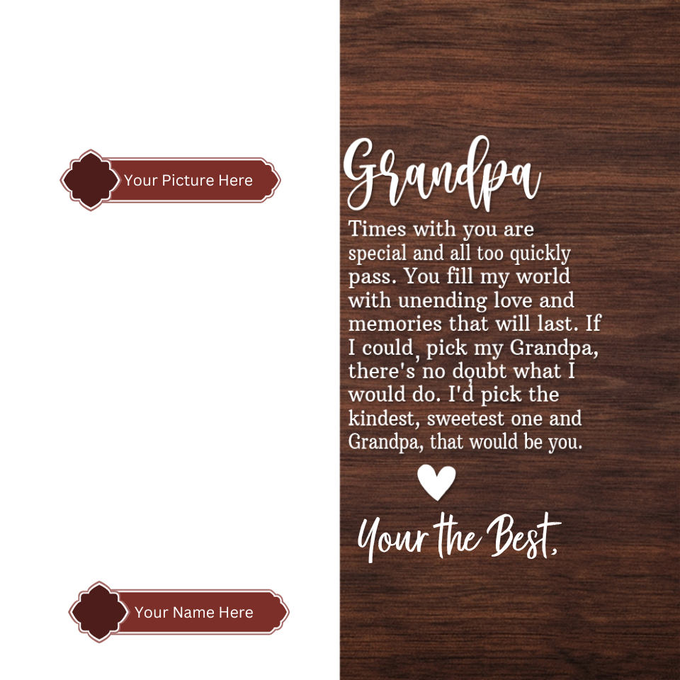 Times with Grandma | Personalize Keepsake | Acrylic Ornament