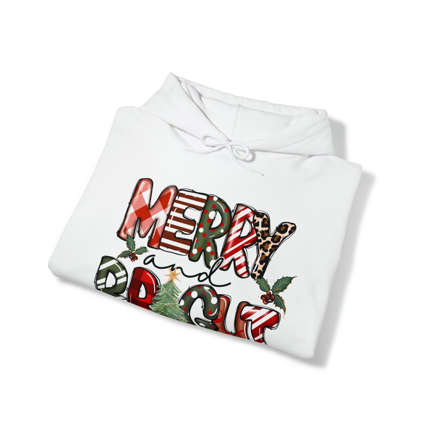 MERRY & BRIGHT| CHRISTMAS HOODIE