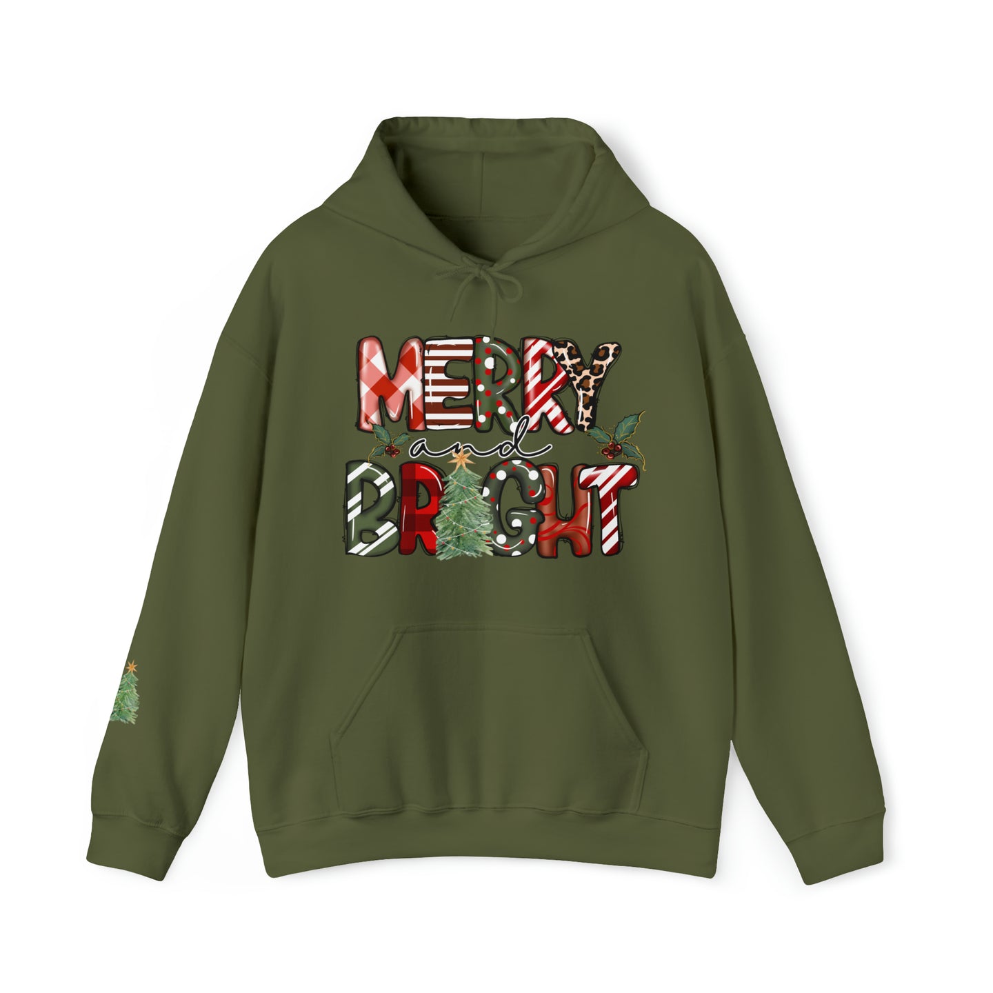 MERRY & BRIGHT| CHRISTMAS HOODIE