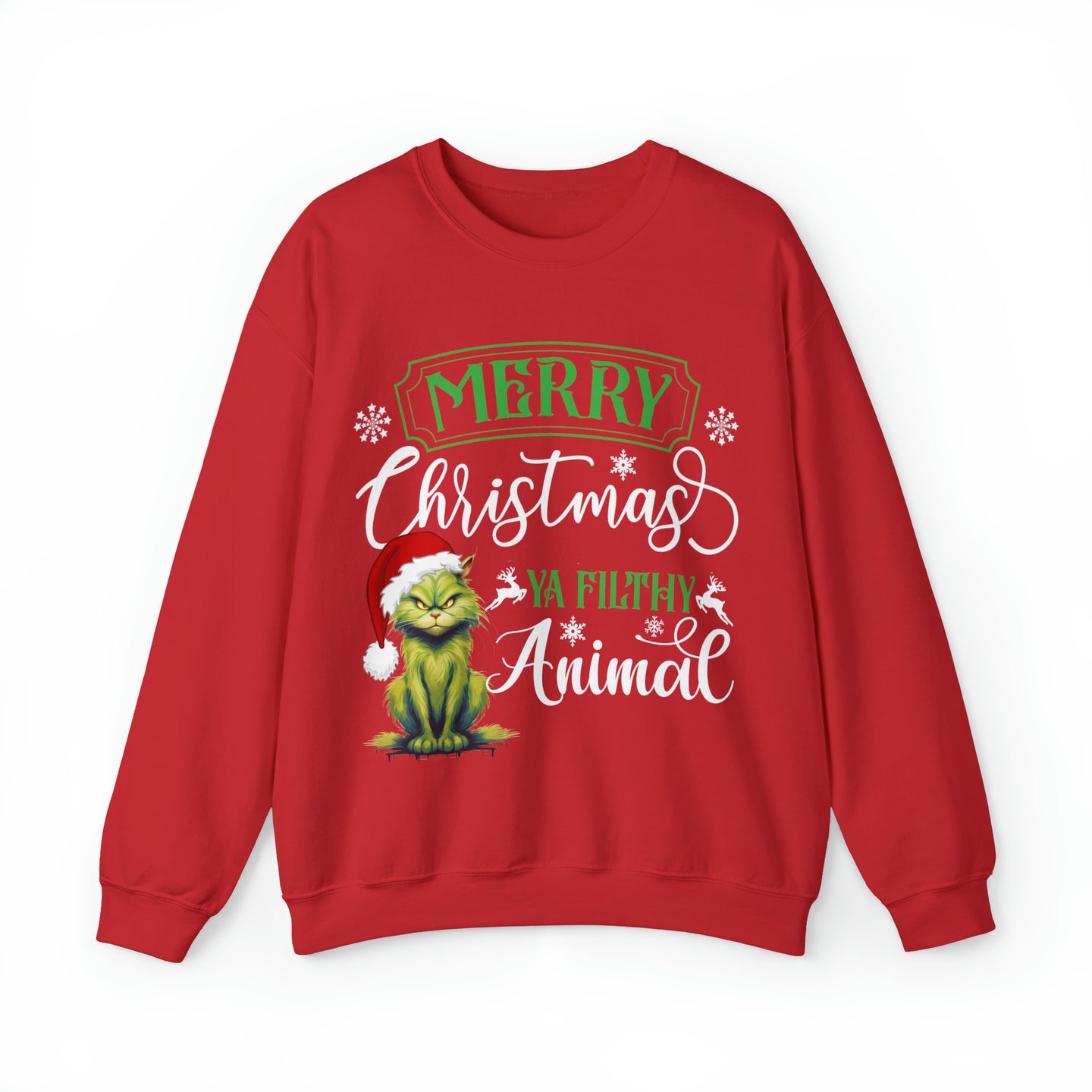 MERRY CHRISTMAS YA FILTHY ANMIAL | UNISEX SWEATSHIRT