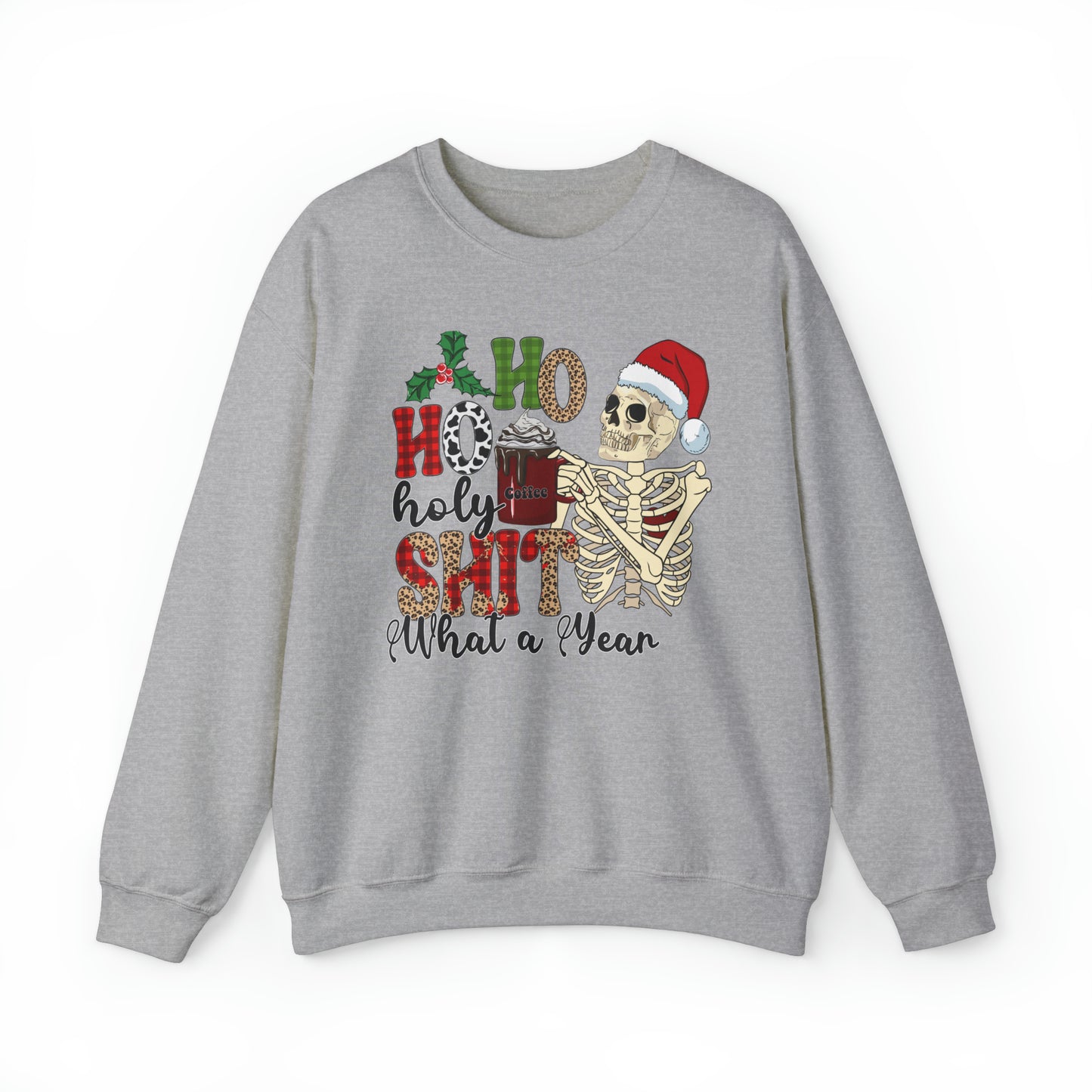 Holy SH** What A Year | UGLY CHRISTMAS SWEATSHIRT