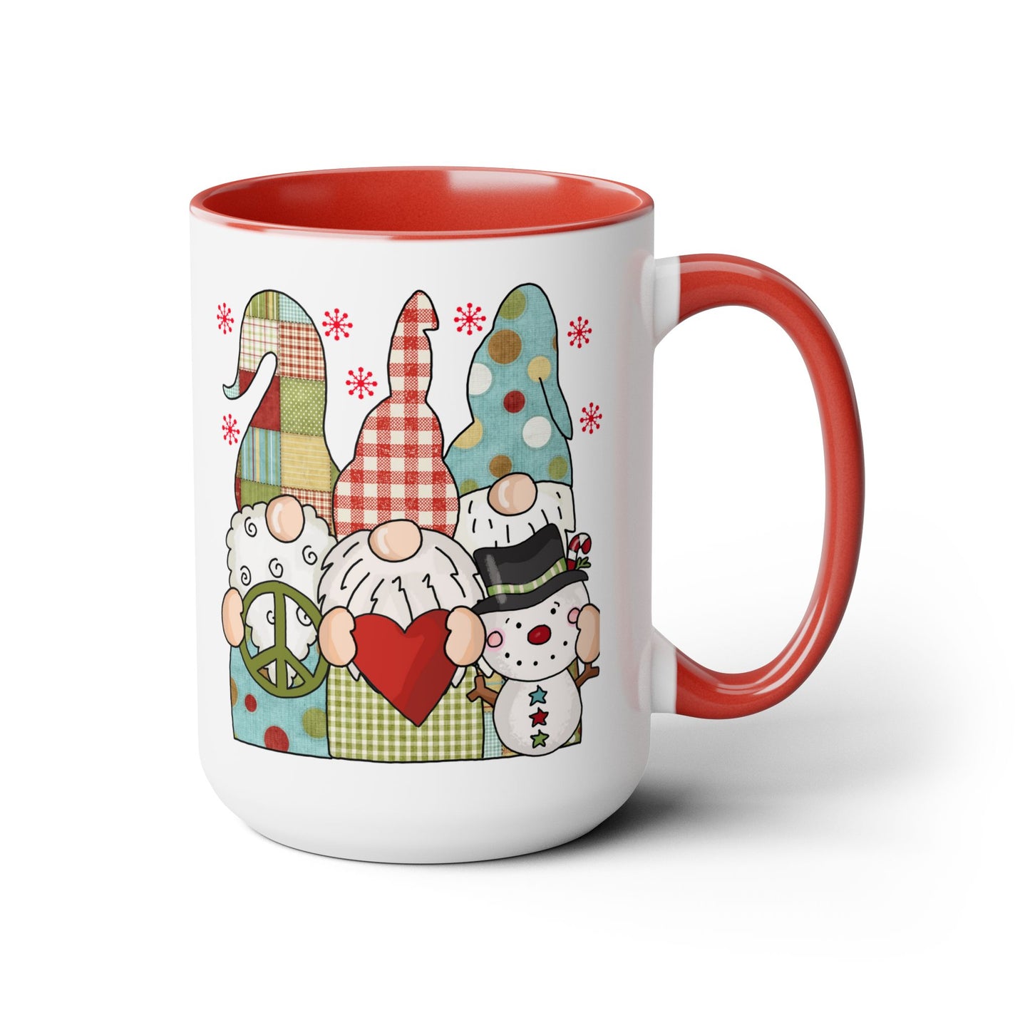 Two-Tone Coffee Mugs, 15oz