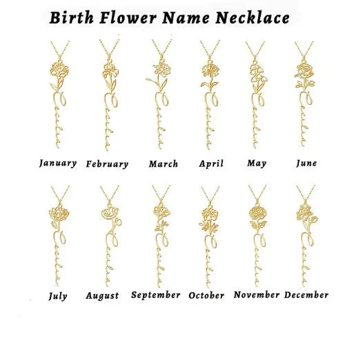 To My Smok'n Hot Soulmate | Birth Flower Necklace