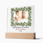 FIRST CHRISTMAS AS GRANDPARENTS | PERSONALIZED ACRYLIC KEEPSAKE