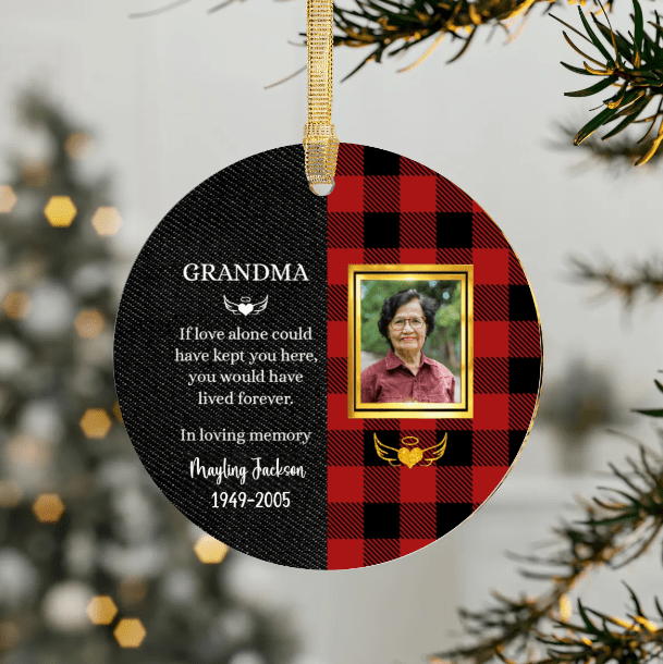 Grandma Memorial Ornament | Eternal Love| Personalized Christmas Ornament