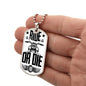 Ride or Die | Motorcycle Dog Tag | Biker Dad