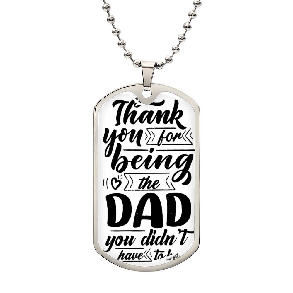 My Bonus Dad | Dog Tag | Gift For Stepdad