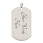 Best Dad Ever | Engraved Dog Tag Necklace