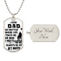 Dad | My #1 Man | Dog Tag