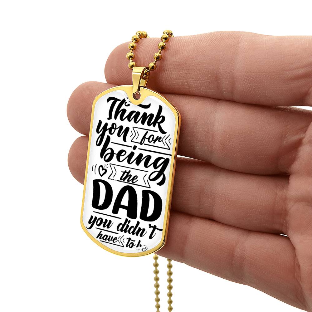 My Bonus Dad | Dog Tag | Gift For Stepdad