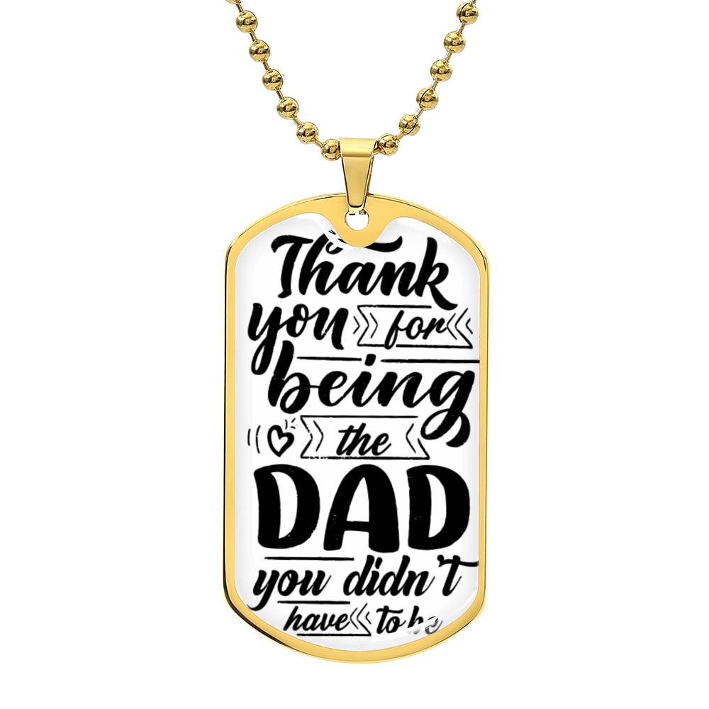 My Bonus Dad | Dog Tag | Gift For Stepdad