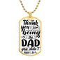 My Bonus Dad | Dog Tag | Gift For Stepdad