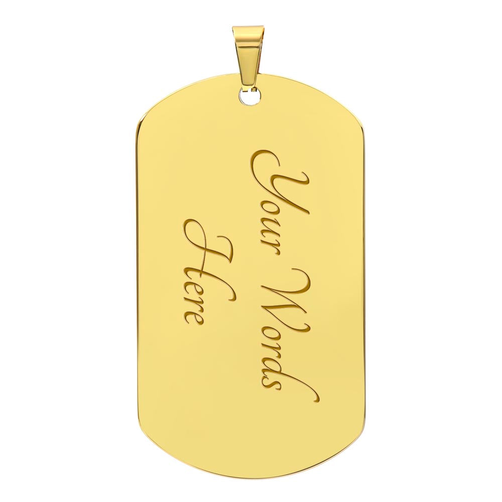 My Bonus Dad | Dog Tag | Gift For Stepdad