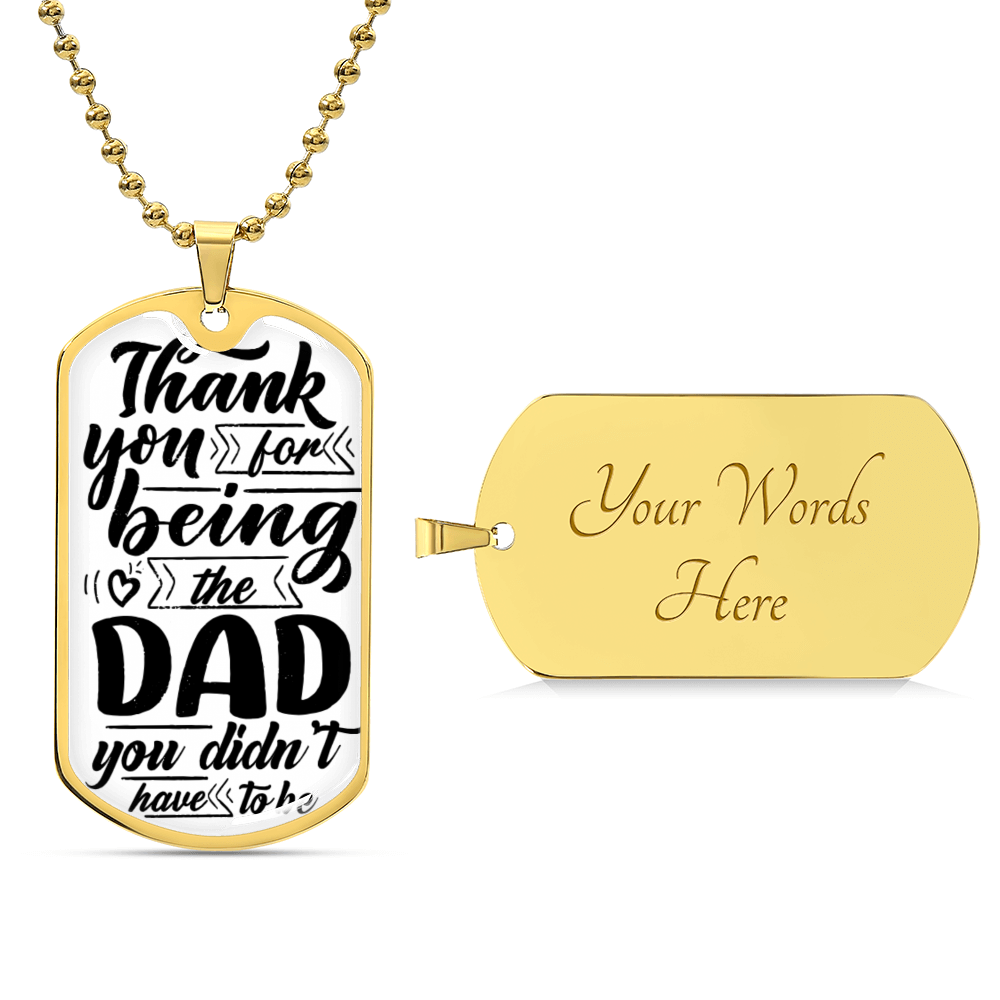 My Bonus Dad | Dog Tag | Gift For Stepdad