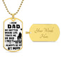 Dad | My #1 Man | Dog Tag