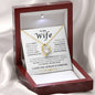 My Wife |  I Can't Live Without You | Forever Love Necklace