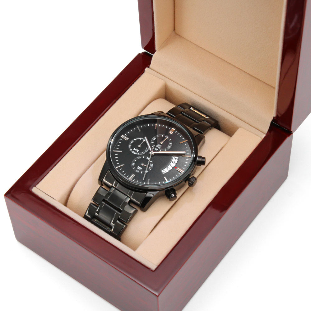 My Man | The Best Thing Ever | Engraved  Chronograph Watch