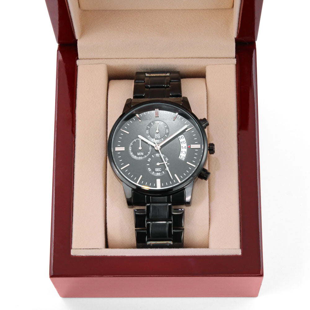 My Man | The Best Thing Ever | Engraved  Chronograph Watch