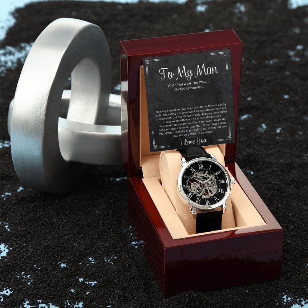 To My Man | Our Journey | Luxury Openwork Watch