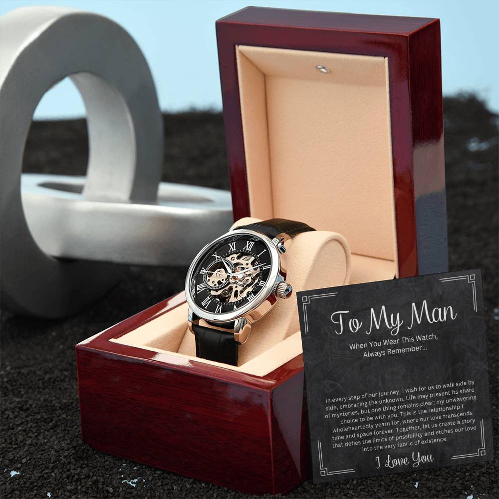 To My Man | Our Journey | Luxury Openwork Watch