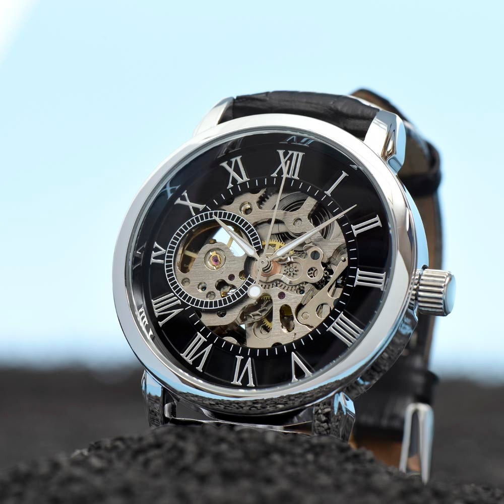 To My Man | Always Remember | Luxury Openwork Watch