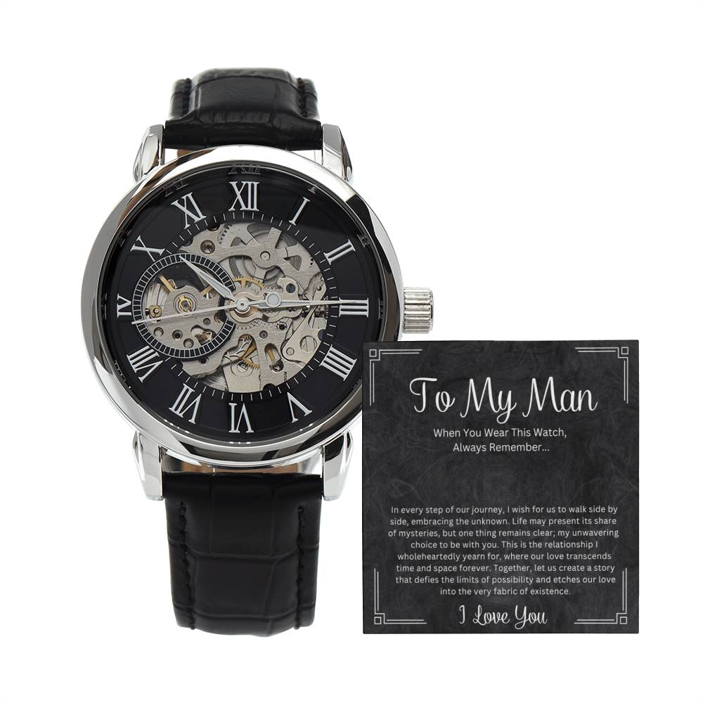 To My Man | Our Journey | Luxury Openwork Watch