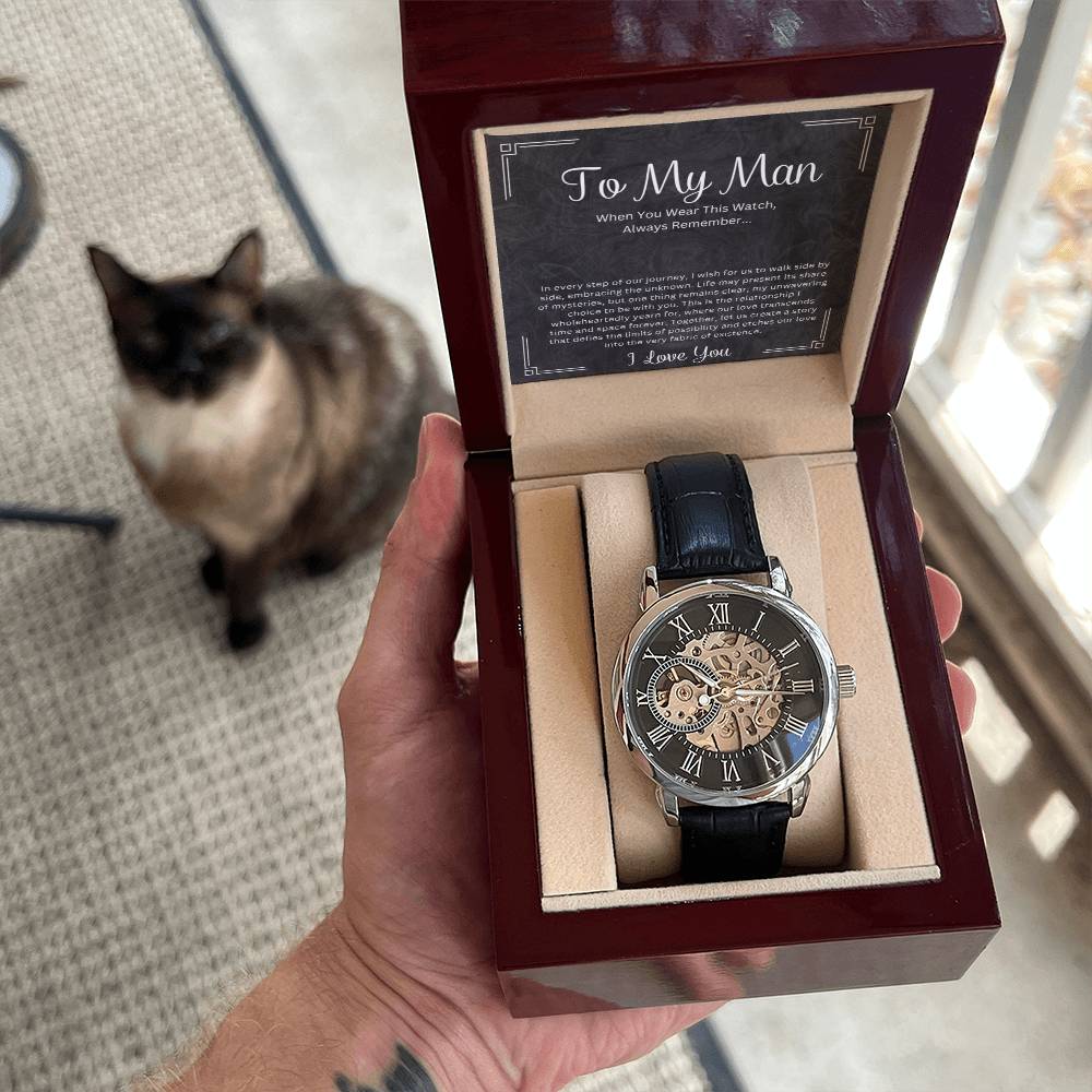 To My Man | Our Journey | Luxury Openwork Watch