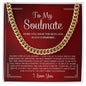 To My Soulmate | Our Journey | Cuban Link Chain Necklace