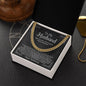 To My Husband | Our Journey | Anniversary | Cuban Link Chain
