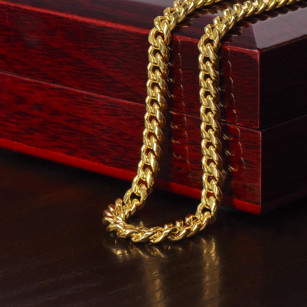 To My Husband | Our Journey | Anniversary | Cuban Link Chain