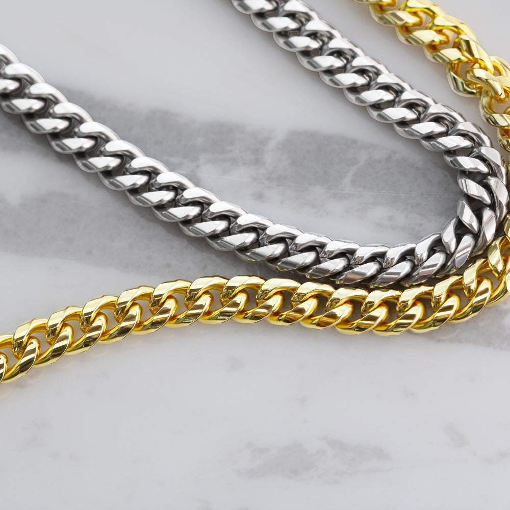 To My Soulmate | Our Love Story | Cuban Link Necklace