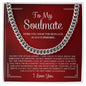 To My Soulmate | Our Journey | Cuban Link Chain Necklace