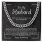 To My Husband | Our Journey | Cuban Link Chain Necklace