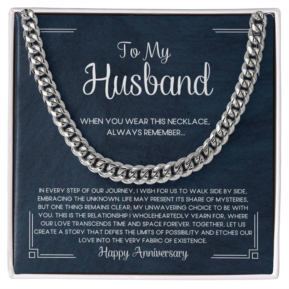 To My Husband | Our Journey | Anniversary Keepsake