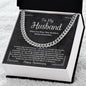 To My Husband | Our Journey | Anniversary | Cuban Link Chain