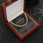 To My Soulmate | Our Journey | Cuban Link Chain Necklace