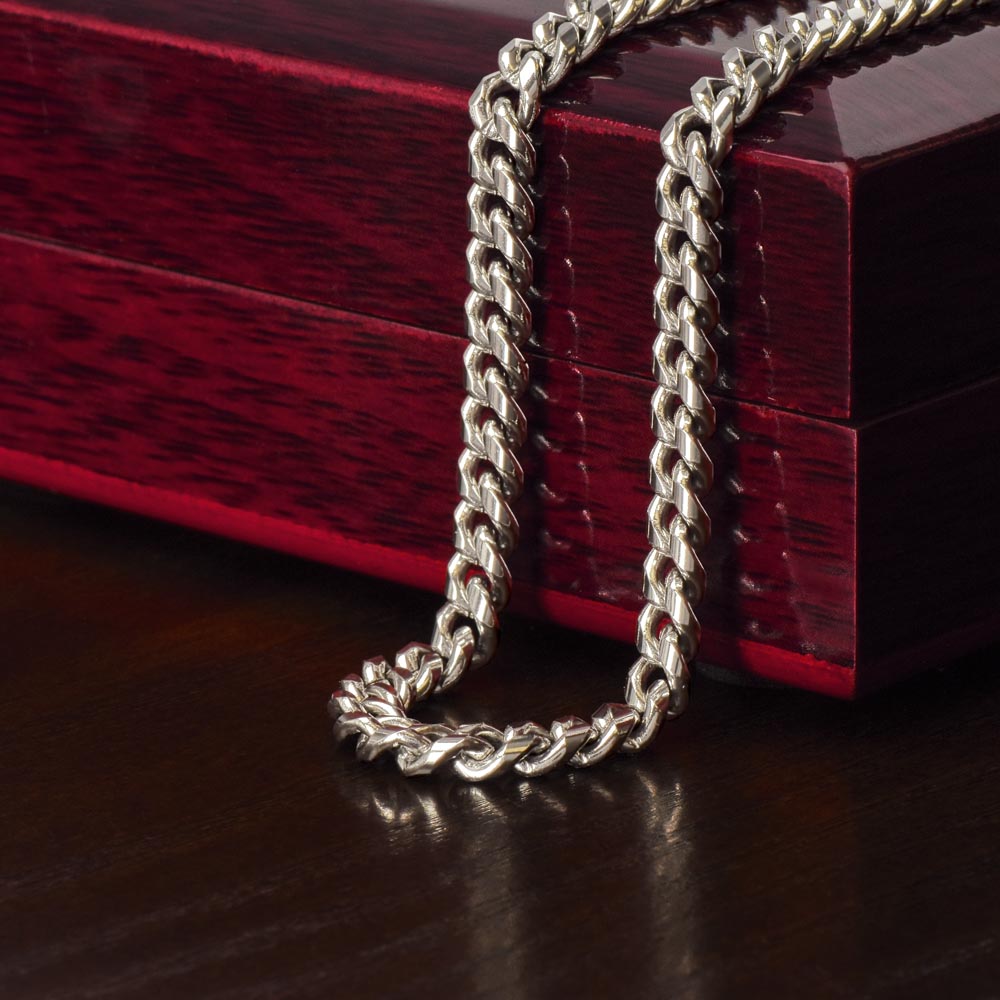 To My Husband | Our Journey | Cuban Link Chain Necklace