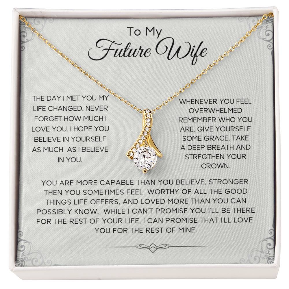 To My Future Wife | I Love You | I Promise | Alluring Necklace